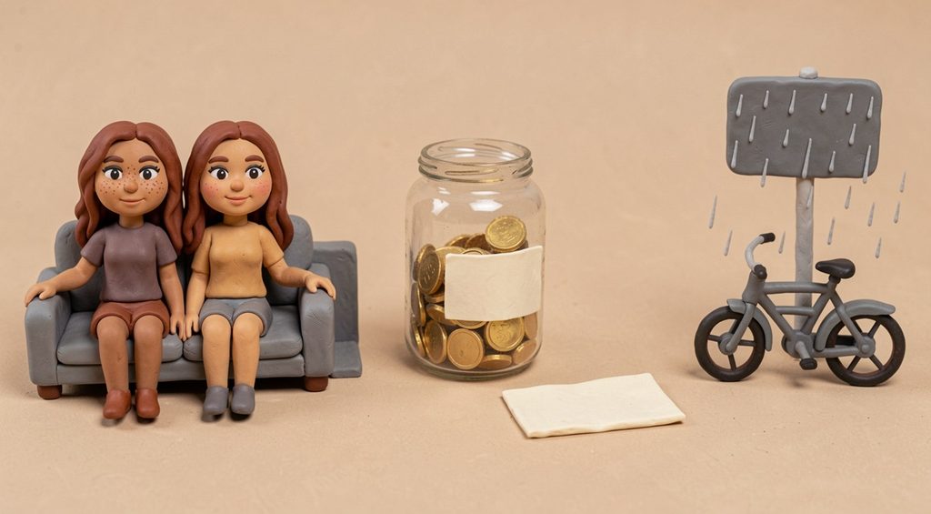 Trois conséquences éducatives illustrées en pâte à modeler : séparer, rembourser, se déplacer